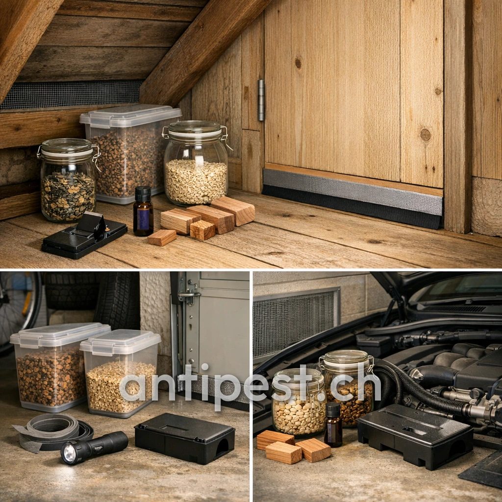 Surveillance du garage – Souris & Rats au grenier
